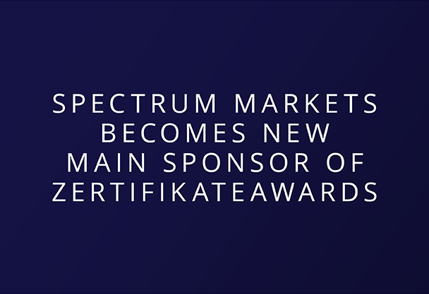 Spectrum markets becomes new main sponsor of zertfikateawards